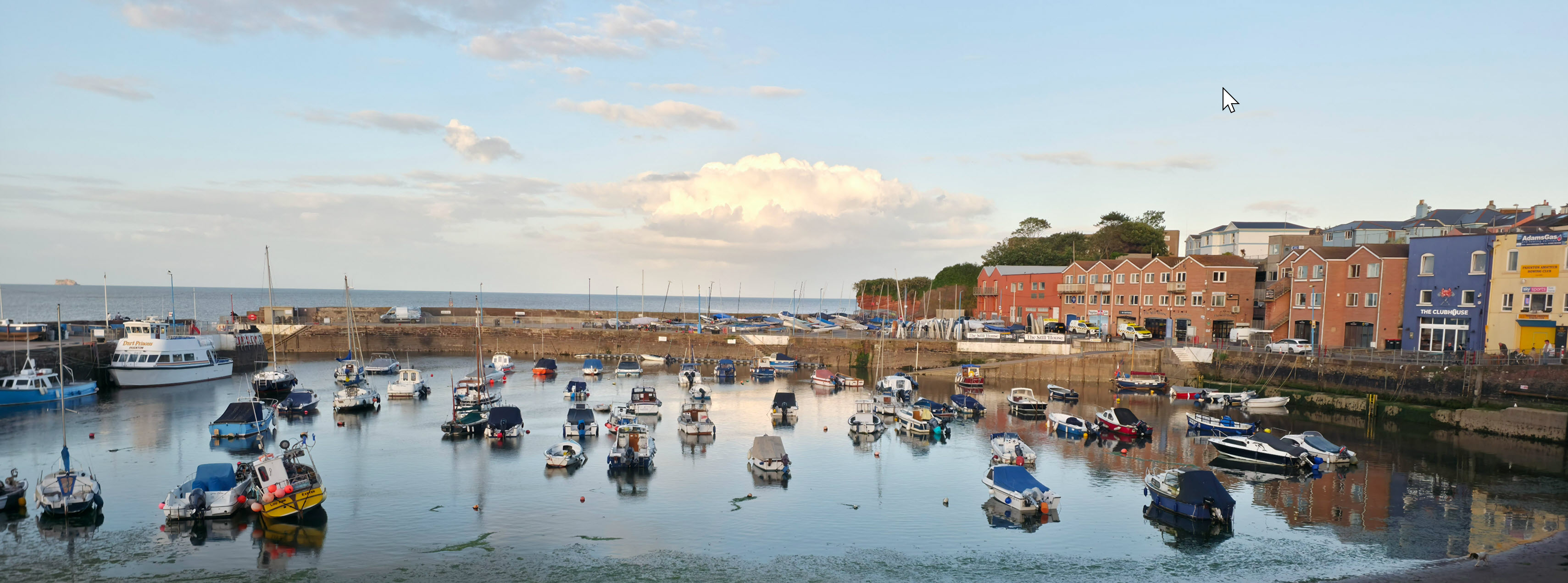Lovely boats at sunset